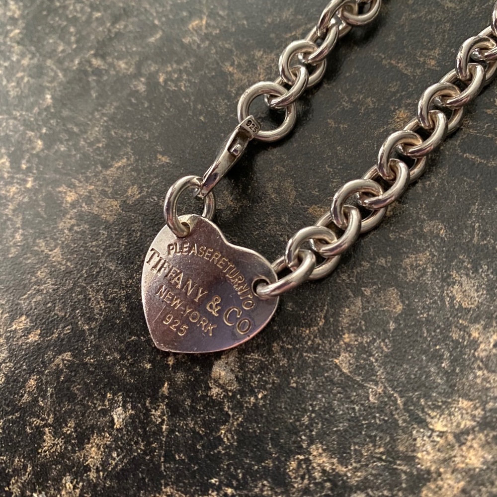 Tiffany & Co heart tag choker